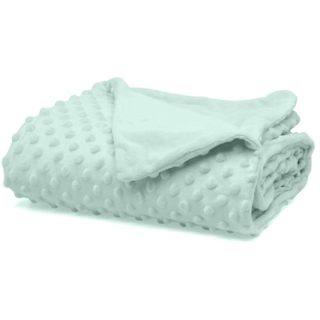 COPERTINA PER NEONATO DOUBLE FACE IN PILE CINIGLIATO SALVIA KIOKIDS 04239