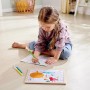 PUZZLE LA SALVAGUARDIA DELL'OCEANO 48 PEZZI CON CORNICE DI LEGNO HAPE E1643