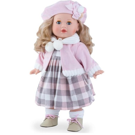 BAMBOLA TINA 42 CM CON GIACCA E CAPPELLO ROSA MARINA & PAU 602