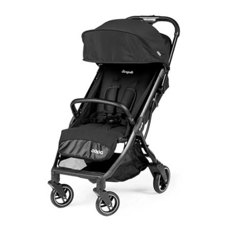 PASSEGGINO LEGGERO COPA BURIGOTTO BLACK 2025 SCHIENALE RECLINABILE E CHIUSURA AUTOMATICA PEG PEREGO CP13