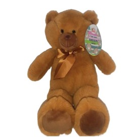 PELUCHE ORSO CLEO 40 CM MARRONE CON FIOCCO ODG 976