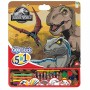 SET DA DISEGNO JURASSIC 5 IN 1 CON ACCESSORI JURASSIC WORLD 102362753