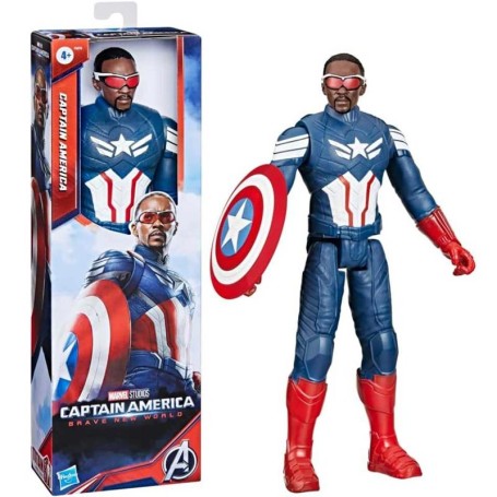 PERSONAGGIO CAPITAN AMERICA NWO TITAN HERO HASBRO F9276