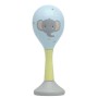 SONAGLIO MARACAS IN LEGNO BLU CON ELEFANTE KIOKIDS 03932