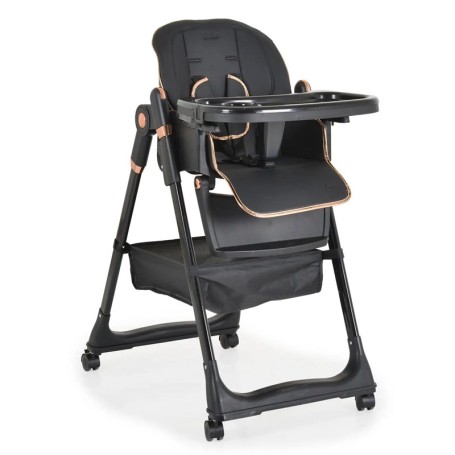 SEGGIOLONE PAPPA LINDO NERO CON ACCESSORI MONI TRADE 5238