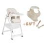 SEGGIOLONE PAPPA LINDO BIANCO CON ACCESSORI MONI TRADE 5236