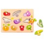 PUZZLE VERDURA IN LEGNO 10 PEZZI TOOKY TOY MONI TRADE TY855
