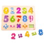 PUZZLE NUMERI IN LEGNO 16 PEZZI TOOKY TOY MONI TRADE TY851