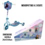 MONOPATTINO 3 RUOTE CON TARGA FRONTALE DISNEY FROZEN LUBEX 34787