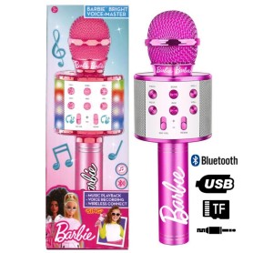 MICROFONO BARBIE BLUETOOTH USB TFCARD CON INGRESSO JACK OLD TOYS BRB202314