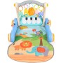 GIRELLO 2 IN 1 BLU PRIMI PASSI E TAPPETO GIOCO CON PIANOFORTE MONI TRADE HE0637