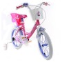BICICLETTA PER BAMBINI 14" MINNIE CON 2 FRENI, CESTINO E PORTABAMBOLA LUBEX 36621