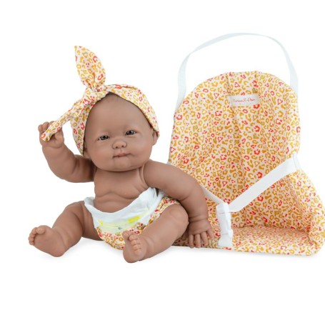 BAMBOLA POPPY 37 CM CON FASCIA PORTA BEBÉ MARINA & PAU 382