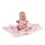 BAMBOLA 42 CM PAGLIACCETTO ROSA CON COPERTINA E CIUCCIO BERBESA HT51161