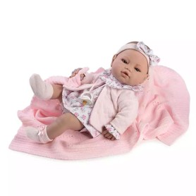 BAMBOLA 42 CM CON GIACCA, COPERTINA E CIUCCIO BERBESA HT51221