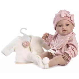 BAMBOLA 42 CM CON GIACCA, BAVAGLINO E CIUCCIO BERBESA HT 51211