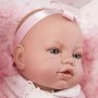 BAMBOLA 42 CM CON COPERTINA ROSA, CIUCCIO E ACCESSORI MODA BERBESA HT 51131