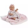 BAMBOLA 42 CM ABITO BIANCO CON KOALA, COPERTINA E CIUCCIO BERBESA HT51201