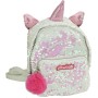 ZAINO ROSA BIANCO GIRABRILLA UNICORNO NICE 02530