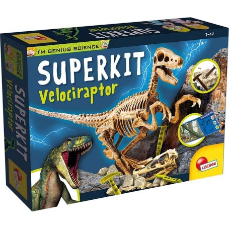 SUPERKIT VELOCIRAPTOR I'M A GENIUS SCIENCE LISCIANI 80632