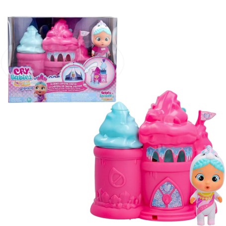 PLAYSET CASTELLO DI CRISTALLO DI ELODIE CRY BABIES IMC TOYS 10086