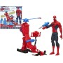 PERSONAGGIO SPIDERMAN 30 CM CON ELICOTTERO E LANCIA MISSILI MARVEL TITAN HERO SERIES HASBRO A6747