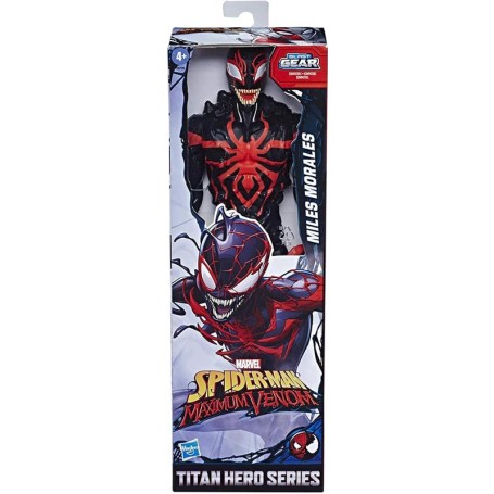 PERSONAGGIO MARVEL SPIDERMAN 30 CM VENOM MILES MORALES HASBRO E87295/E86865
