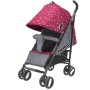 PASSEGGINO LEGGERO NEMO GRIGIO E ROSA CON STELLE PIEGHEVOLE CON BORSA GVC 8004