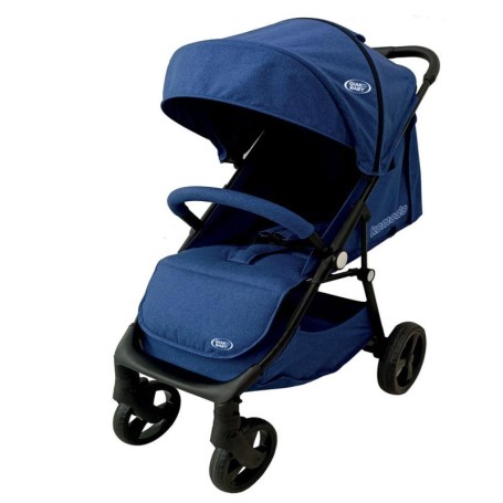 PASSEGGINO KOMODO PIEGHEVOLE BLU E NERO GIAQUINTO GVI012