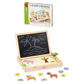 LA MIA LAVAGNA 2 IN 1 LEARN AND PLAY CON FORMINE IN LEGNO DAL NEGRO 054021