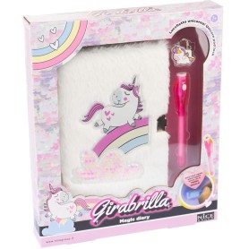 GIRABRILLA UNICORN MAGICO DIARIO CON PENNA NICE 02519