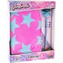 DIARIO GIRABRILLA FASHION DIARY MAGENTA E TURCHESE STARS NICE 19036 19046