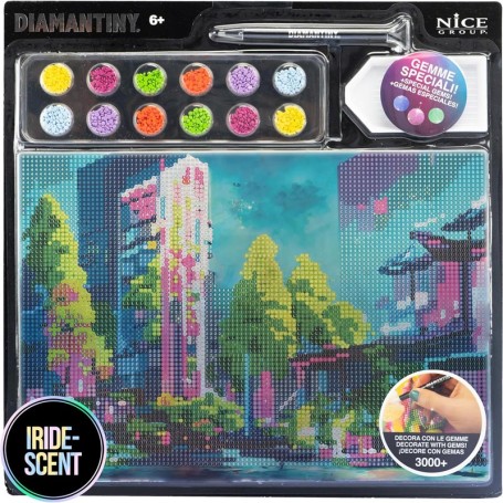 DIAMANTINY LEVEL UP CITY NIGHT MOSAICO 3D NICE 96600 96312