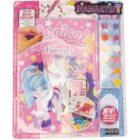 DIAMANTINY DESIGN ART BE A A MAGICAL FRIENDS MOSAICO 3D NICE 90030 90021