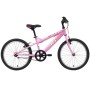 BICICLETTA PER BAMBINI 20" SERIE FLOWERS ROSA CON 2 FRENI E MOVIMENTO A SFERA LUBEX 35130