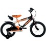 BICICLETTA PER BAMBINI 16" SERIE SPORTIVO ARANCIO CON 2 FRENI BORRACCIA E PARAFANGHI LUBEX 33995
