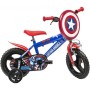 BICICLETTA PER BAMBINI 12" MARVEL CAPITAN AMERICA DINO 0137