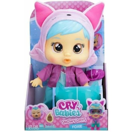 BAMBOLA INTERATTIVA PIAGNUCOLOSA FOXIE SNOWY DAYS CRY BABIES IMC 904842