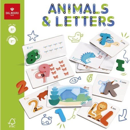 ANIMALS E LETTERS IMPARA L'INGLESE DAL NEGRO 054147