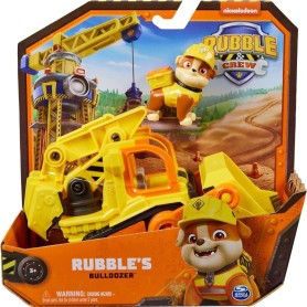VEICOLO CON PERSONAGGIO PAW PATROL RUBBLE'S BULLDOZER SPIN MASTER 6066511