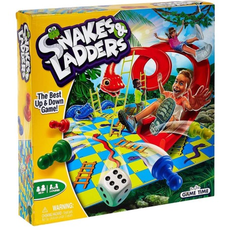 SNAKES E LADDERS GIOCO DEL SEPRENTE GIOCO TAVOLO FUNVILLE GAME TIME 61151