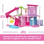 PLAYSET BARBIE MINI BARBIELAND CASA DEI SOGNI ROSA CON ASCENSORE E PISCINA MATTEL HYF44 HYF45