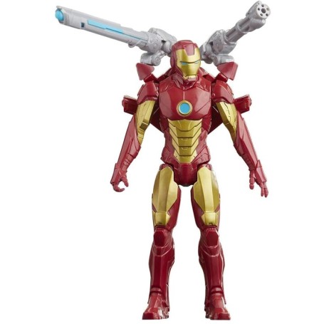 PERSONAGGIO MARVEL AVENGERS TITAN HERO BLAST GEAR 30 CM IRON MAN HASBRO E73805