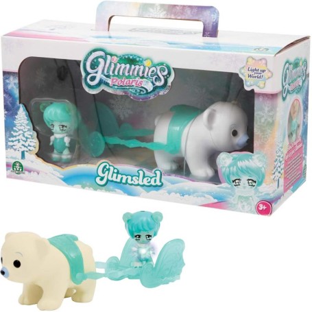 PERSONAGGIO CON ORSO POLARE GLIMMIES POLARIS GIOCHI PREZIOSI GLP04000