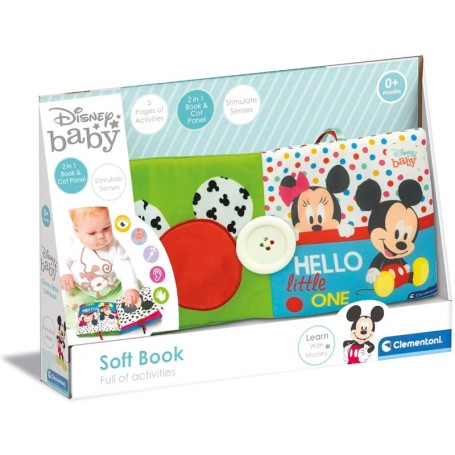 LIBRO SOFFICE BABY BOOK DISNEY CON SUONI CLEMENTONI 17721