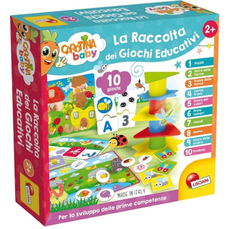 CAROTINA BABY RACCOLTA DI GIOCHI EDUCATIVI LISCIANI 95117
