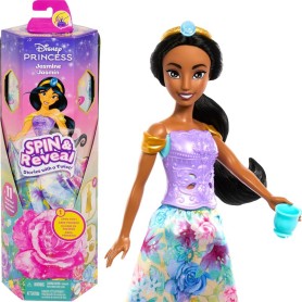 BAMBOLA PRINCIPESSE DISNEY SPIN & REVEAL JASMINE CON SORPRESE MATTEL HXC23
