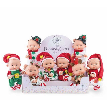 BAMBOLA NENOTE CHRISTMAS EDITION 26 CM MODELLI NATALIZI MARINA & PAU 944 / 2944