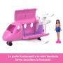 BAMBOLA BARBIE MINI BARBIELAND CON AEREO CAMBIA COLORE MATTEL HYF38 HYF