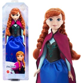 BAMBOLA 30 CM ANNA CON GONNA BLU DISNEY FROZEN 2 MATTEL HLW46 HLW49